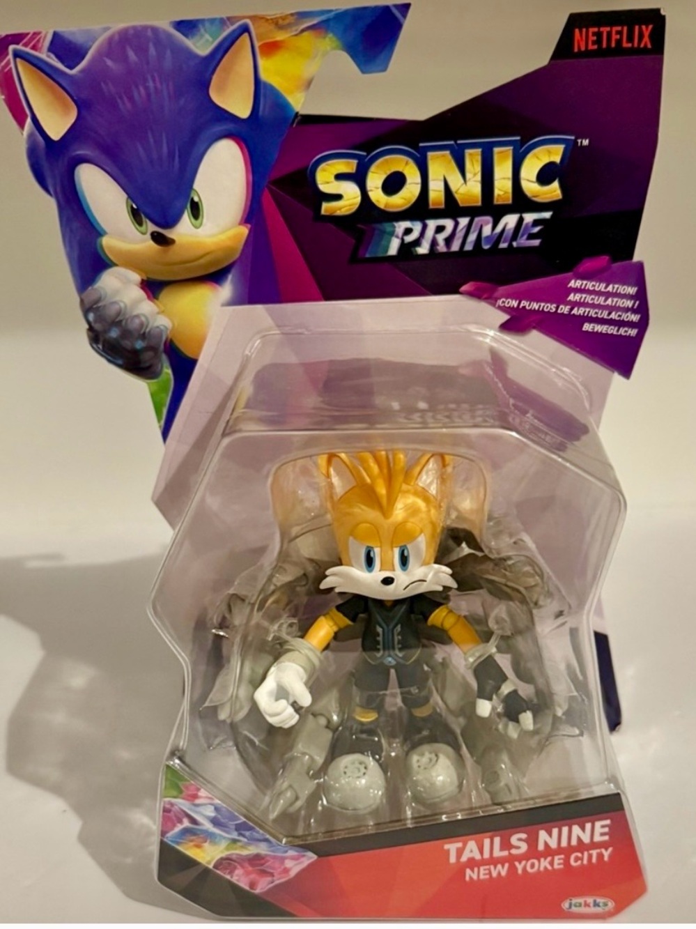 Tails Nine Action Figure - Gold & White